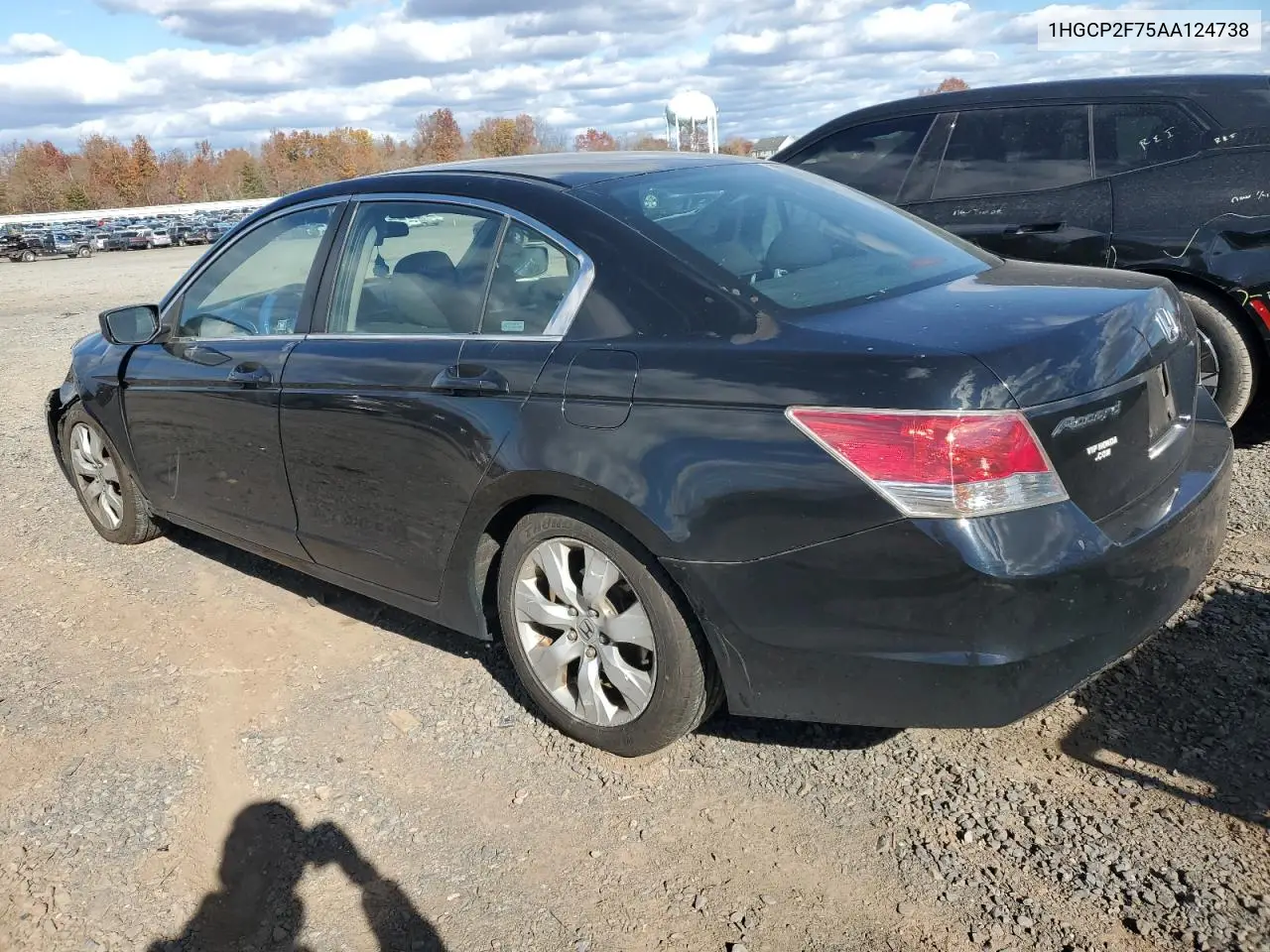 1HGCP2F75AA124738 2010 Honda Accord Ex