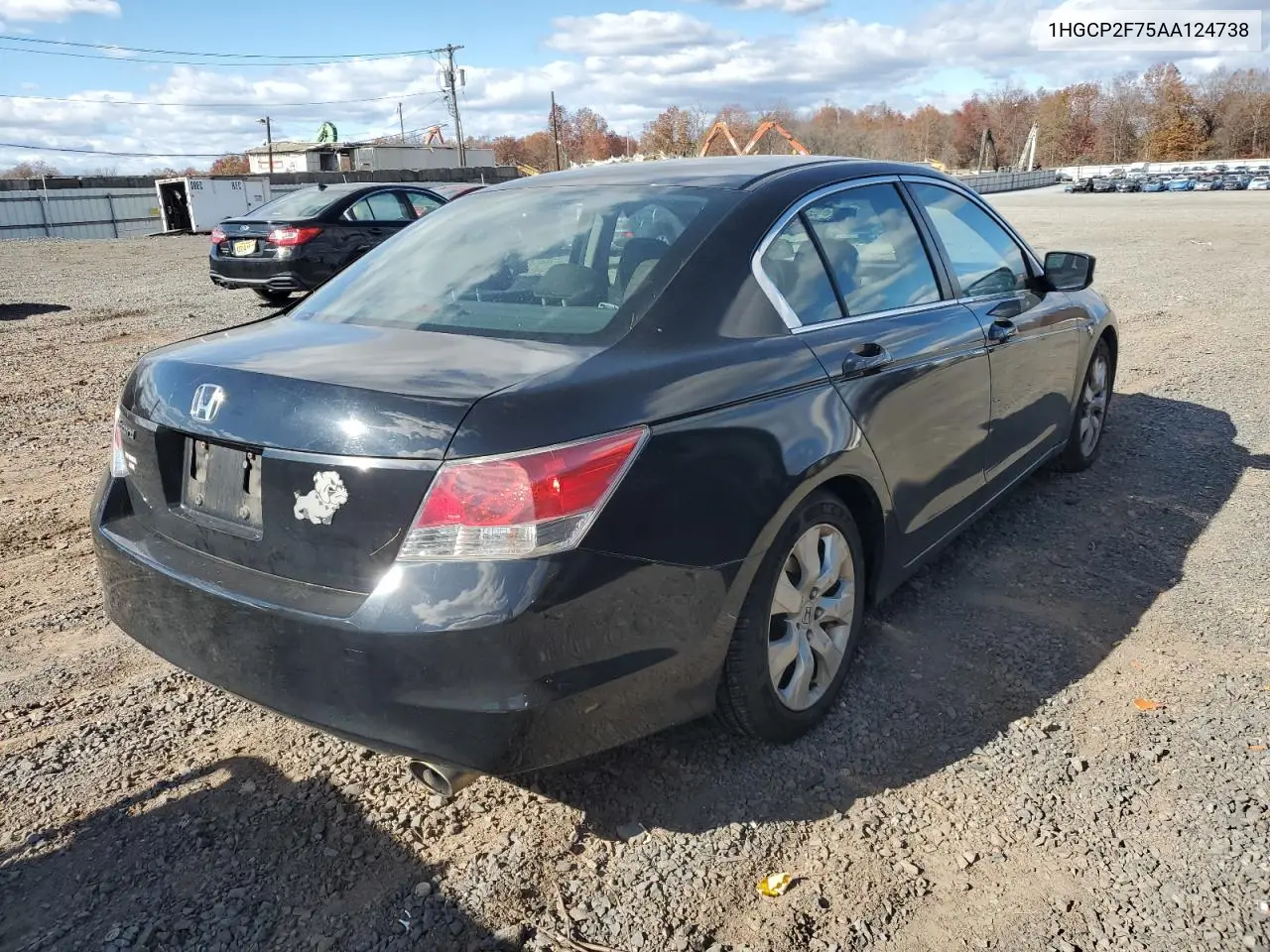 1HGCP2F75AA124738 2010 Honda Accord Ex