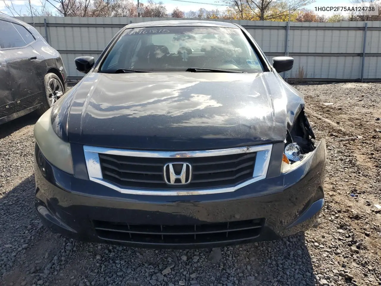 1HGCP2F75AA124738 2010 Honda Accord Ex