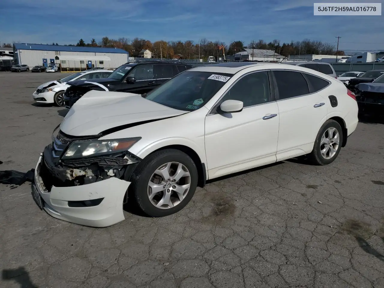 5J6TF2H59AL016778 2010 Honda Accord Crosstour Exl
