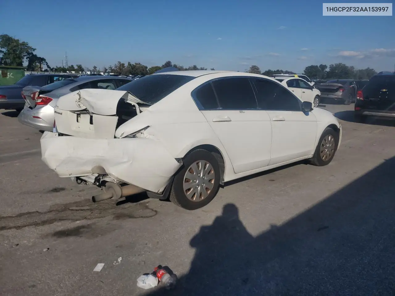 1HGCP2F32AA153997 2010 Honda Accord Lx