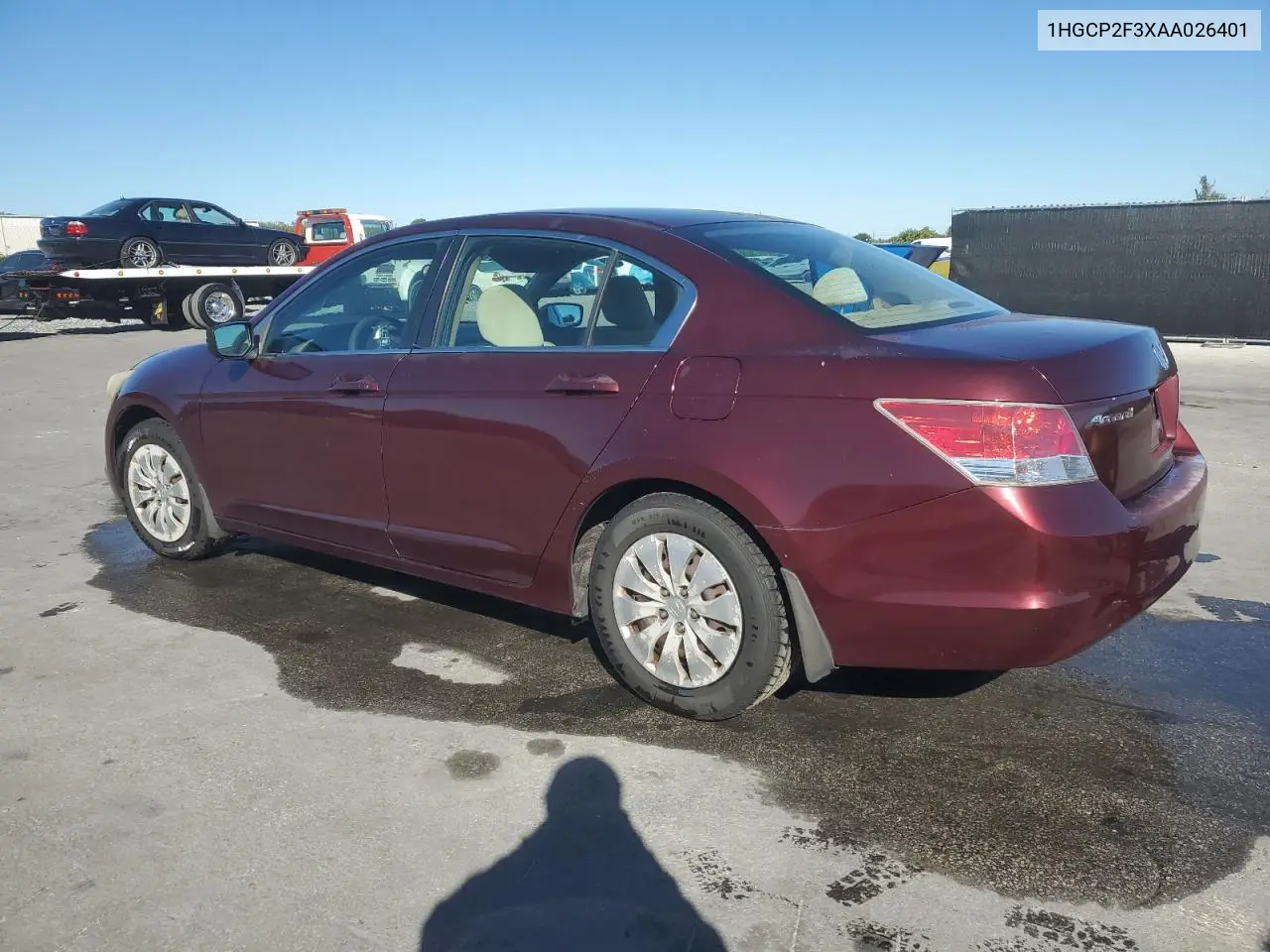 1HGCP2F3XAA026401 2010 Honda Accord Lx