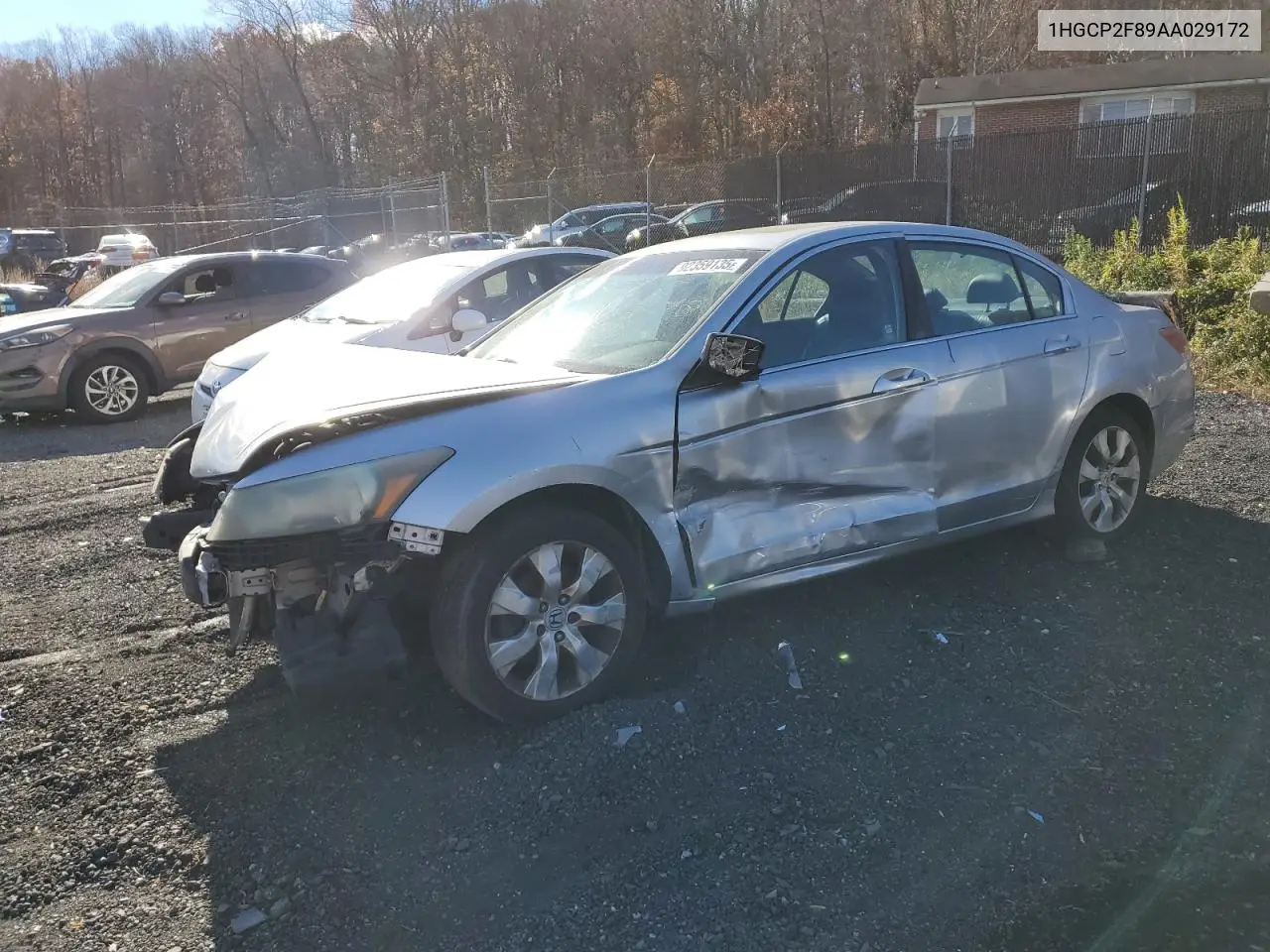1HGCP2F89AA029172 2010 Honda Accord Exl