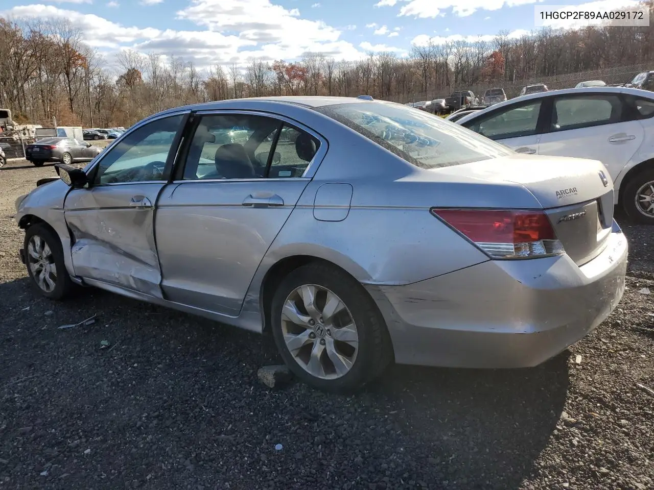1HGCP2F89AA029172 2010 Honda Accord Exl