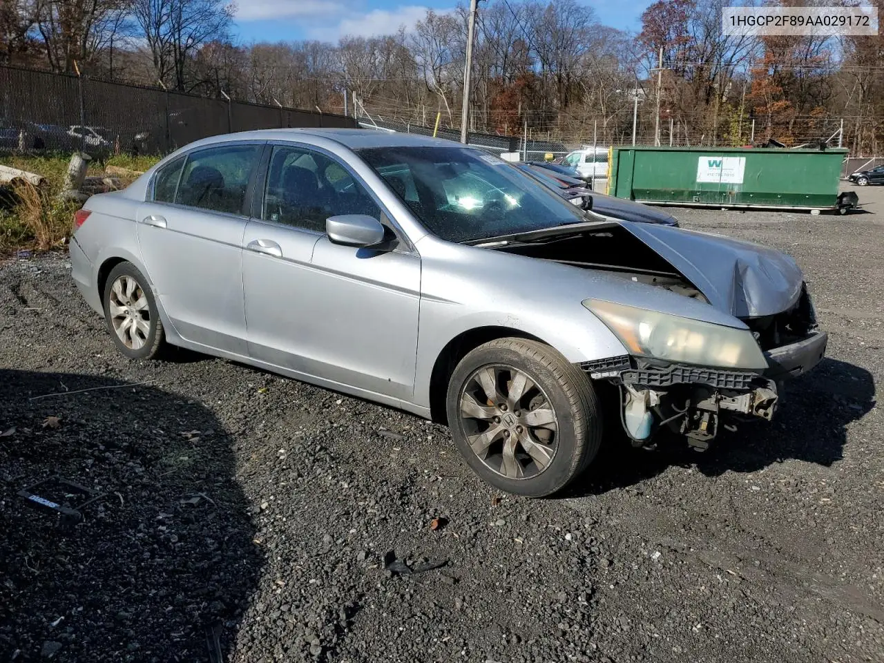 1HGCP2F89AA029172 2010 Honda Accord Exl