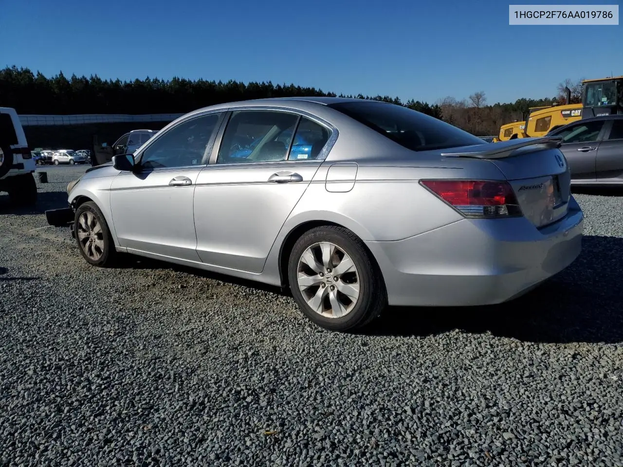 1HGCP2F76AA019786 2010 Honda Accord Ex