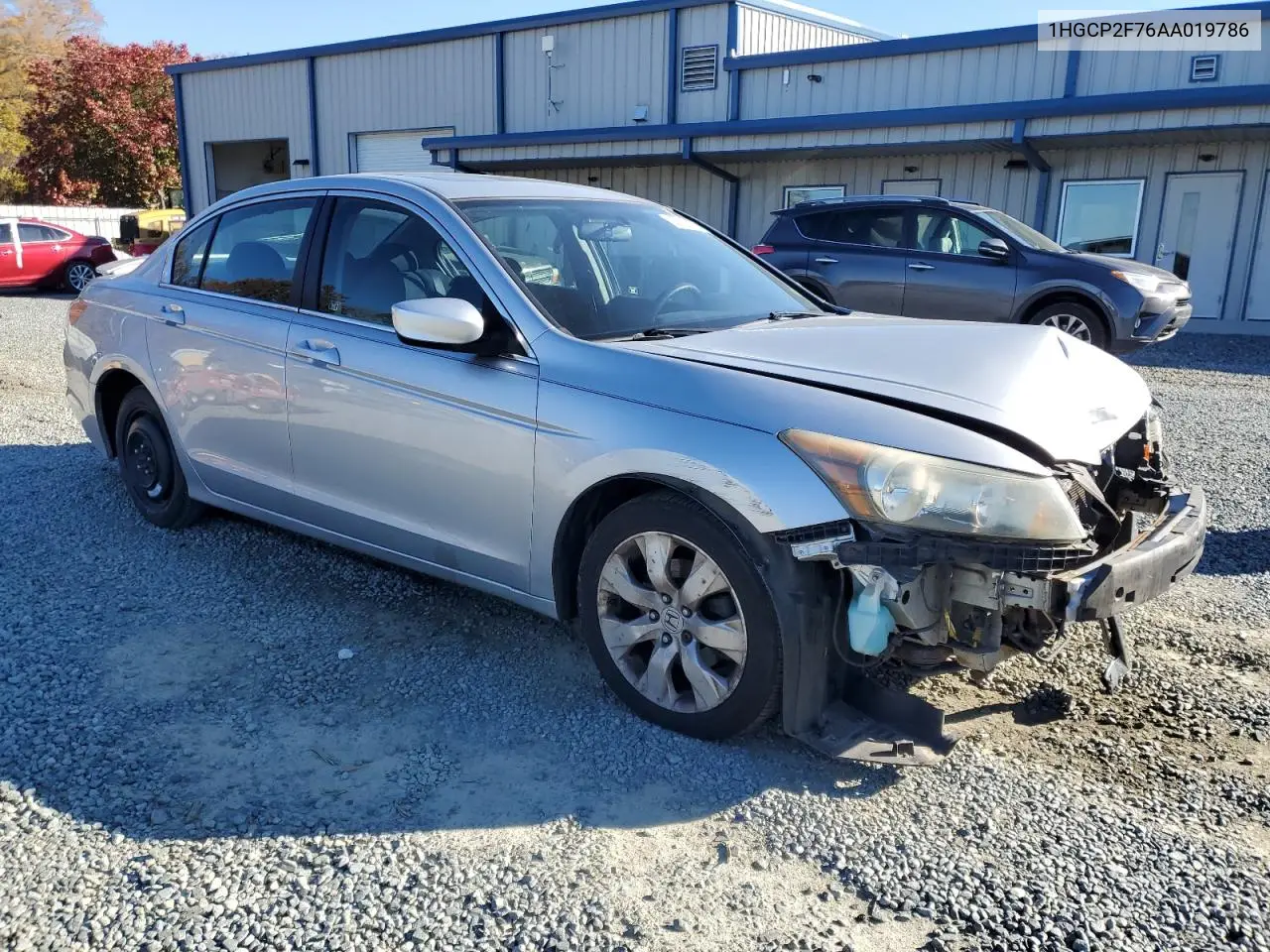 1HGCP2F76AA019786 2010 Honda Accord Ex