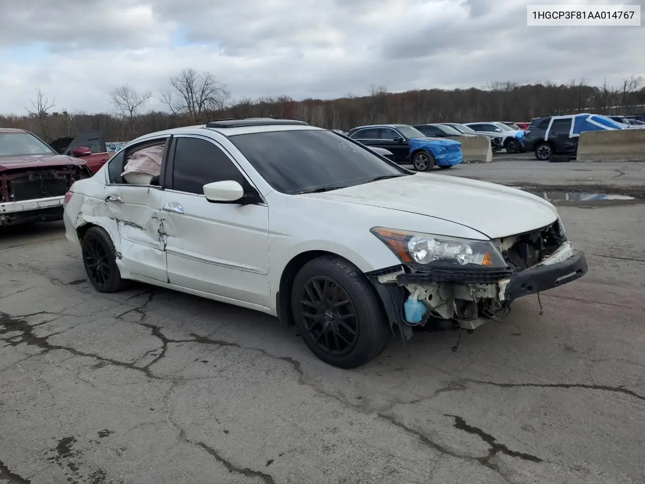 1HGCP3F81AA014767 2010 Honda Accord Exl