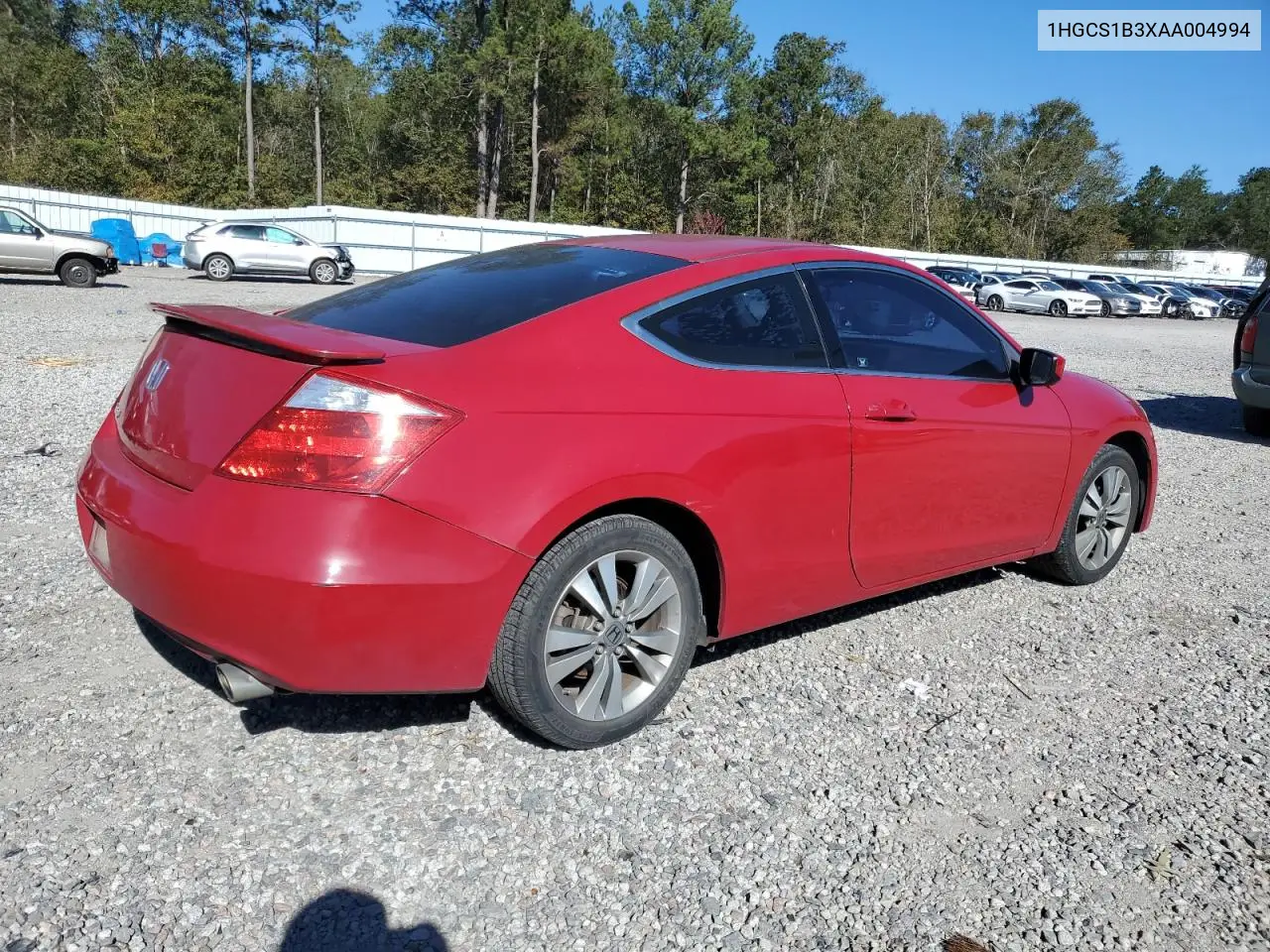 1HGCS1B3XAA004994 2010 Honda Accord Lx