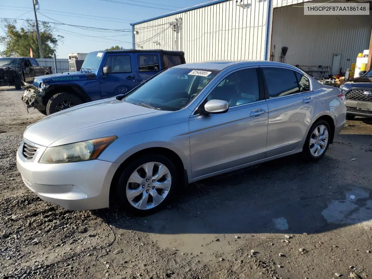 1HGCP2F87AA186148 2010 Honda Accord Exl