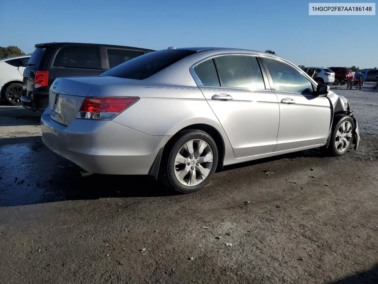 1HGCP2F87AA186148 2010 Honda Accord Exl