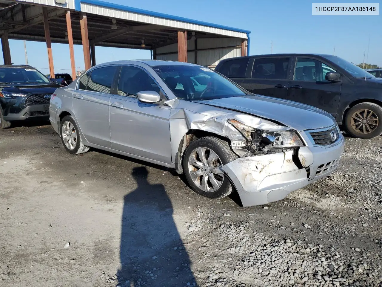 1HGCP2F87AA186148 2010 Honda Accord Exl