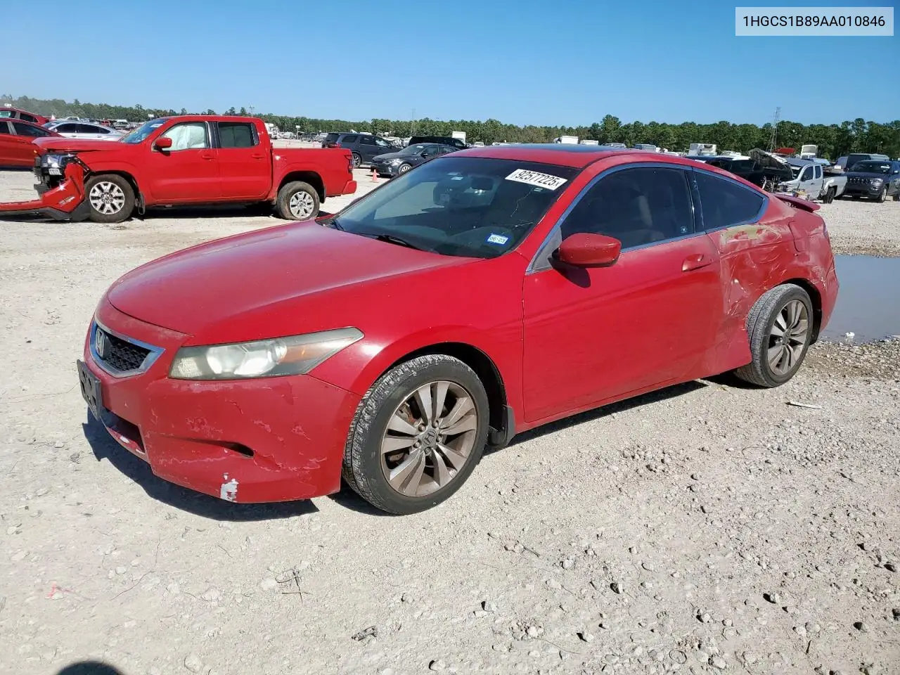 1HGCS1B89AA010846 2010 Honda Accord Exl