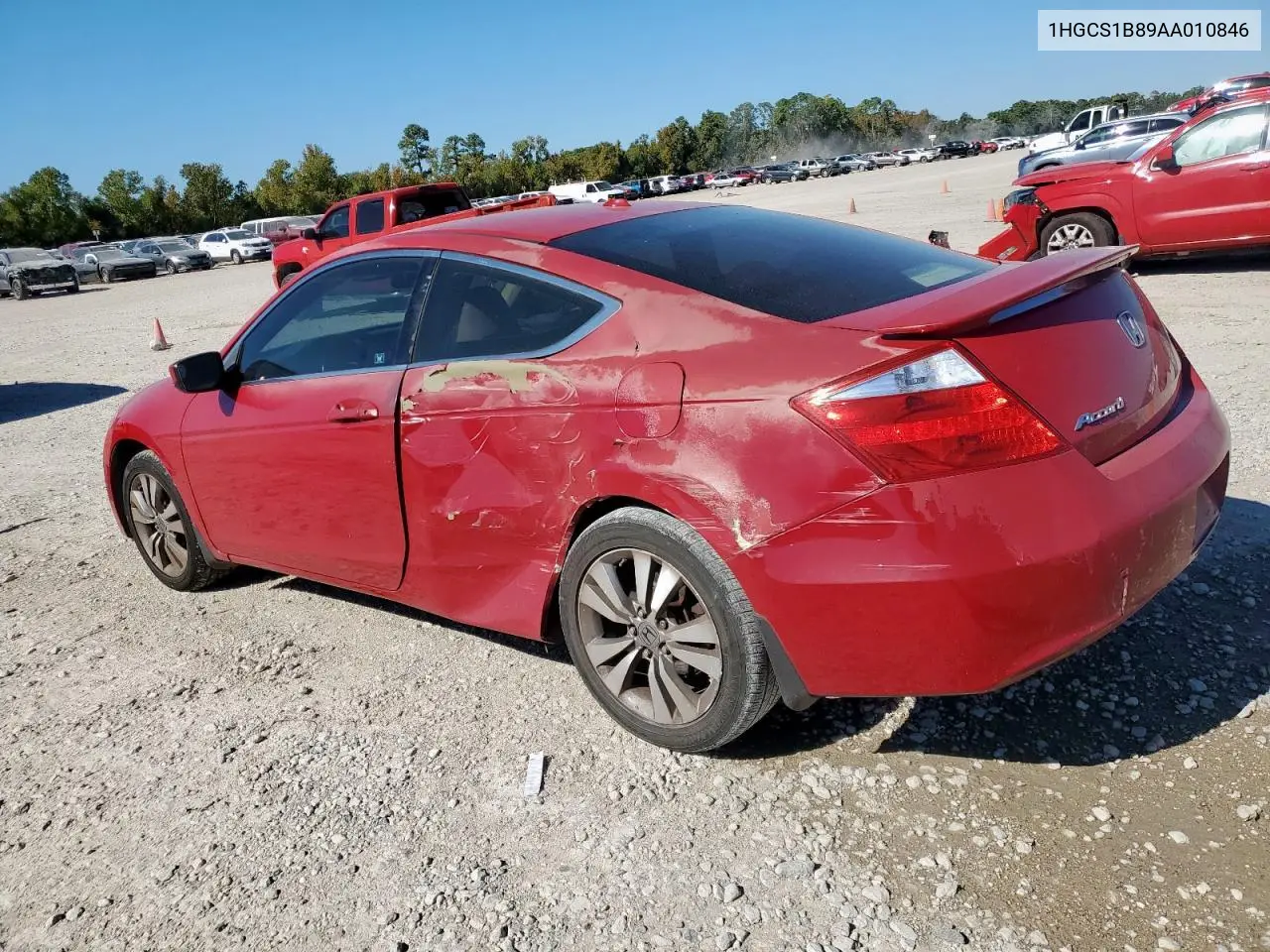 1HGCS1B89AA010846 2010 Honda Accord Exl