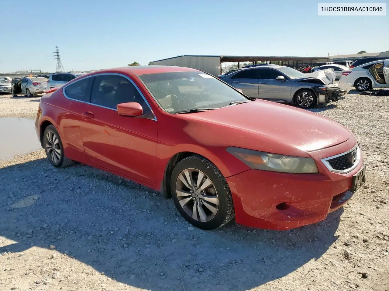 1HGCS1B89AA010846 2010 Honda Accord Exl