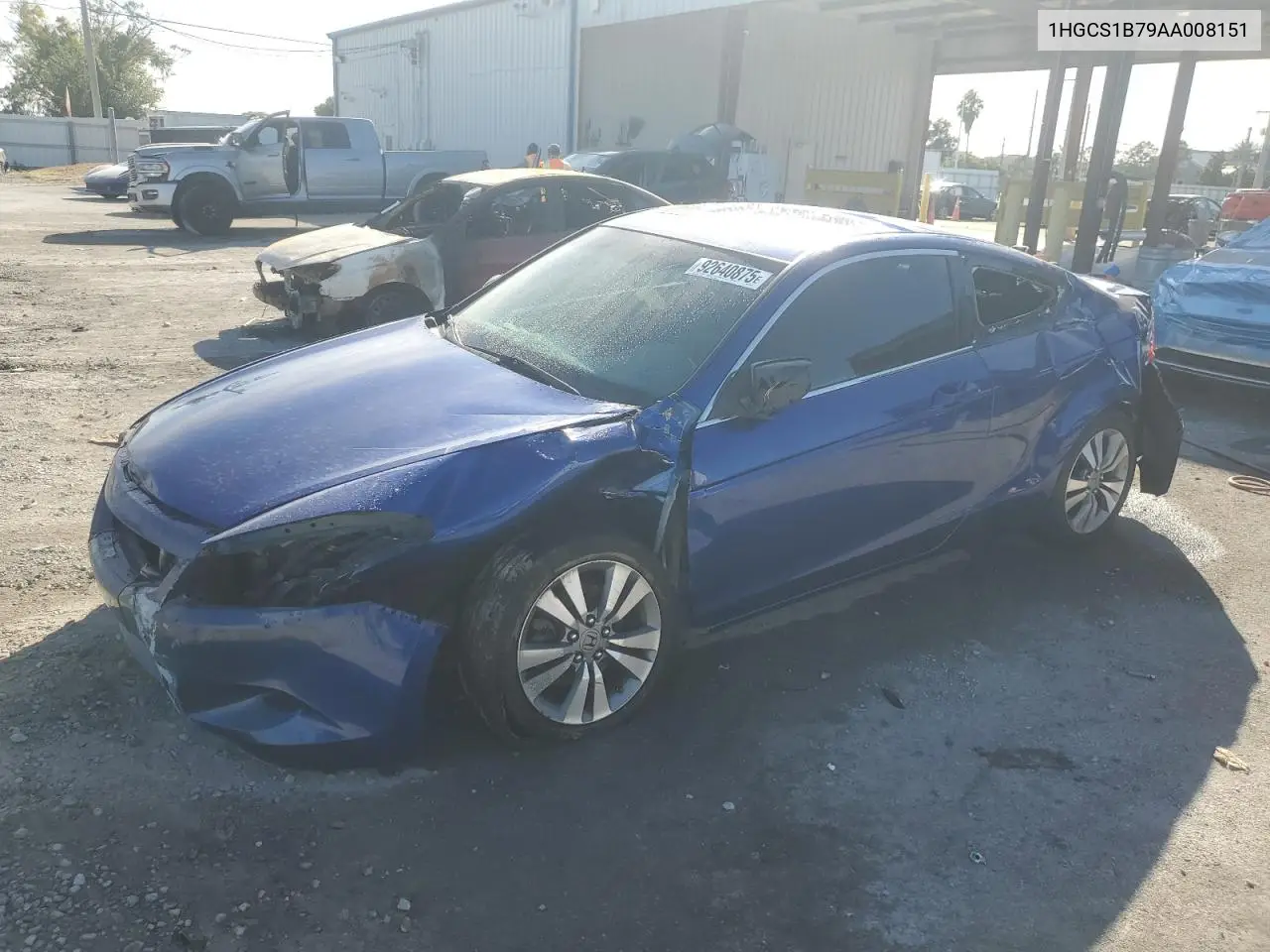 1HGCS1B79AA008151 2010 Honda Accord Ex