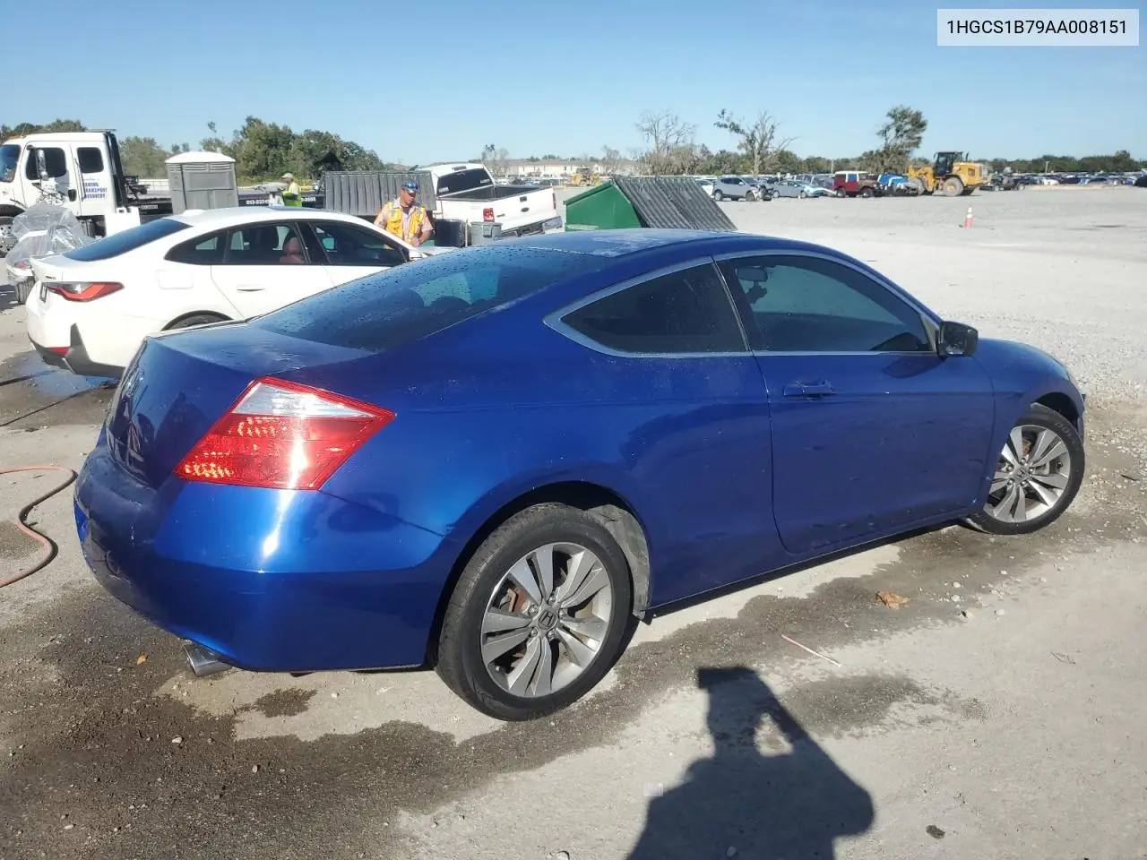 1HGCS1B79AA008151 2010 Honda Accord Ex