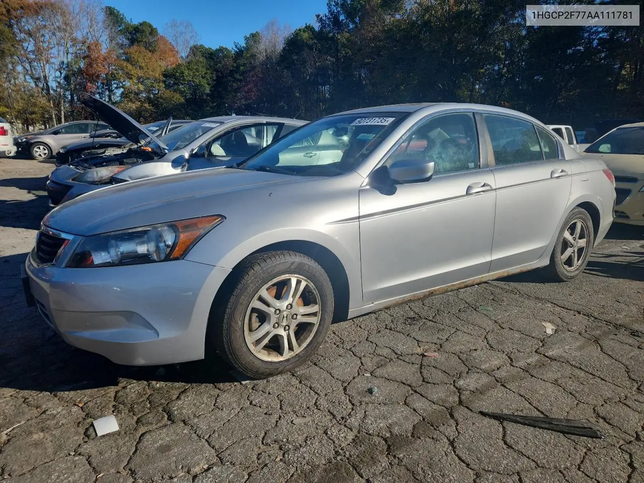 1HGCP2F77AA111781 2010 Honda Accord Ex