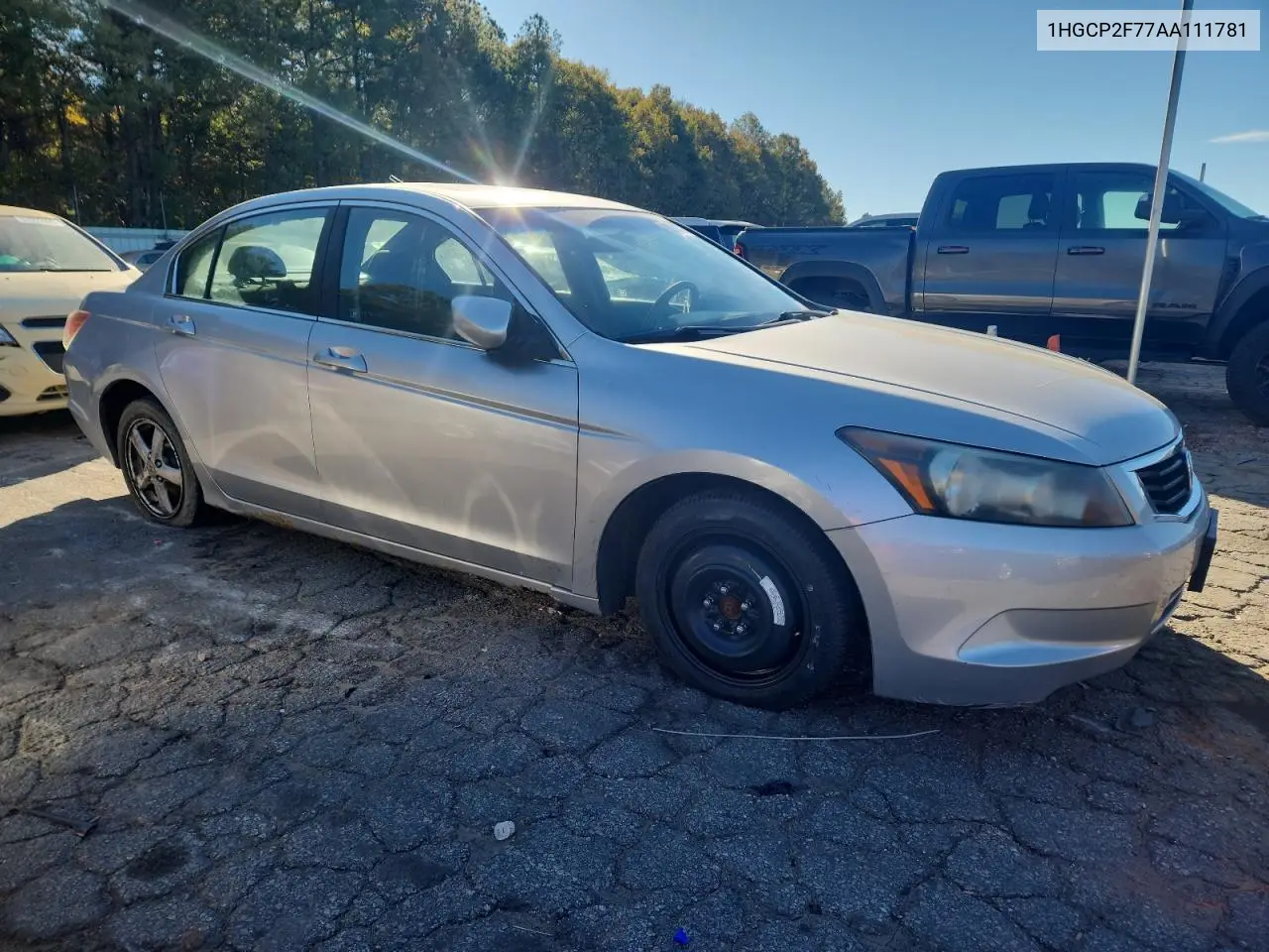 1HGCP2F77AA111781 2010 Honda Accord Ex