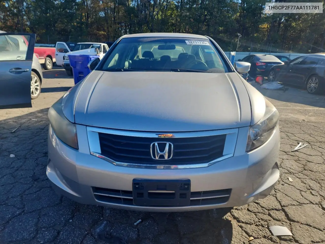 1HGCP2F77AA111781 2010 Honda Accord Ex
