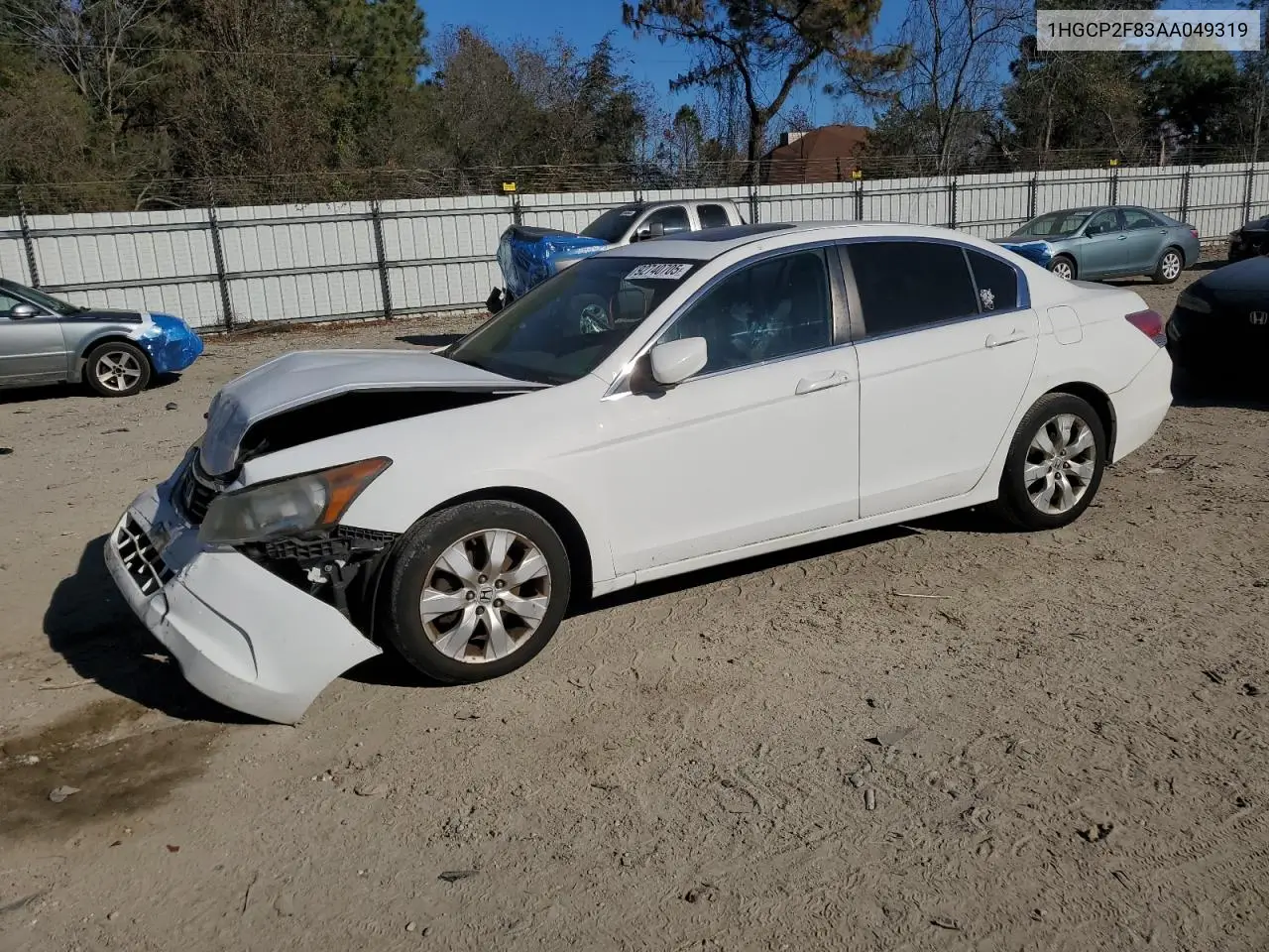 1HGCP2F83AA049319 2010 Honda Accord Exl
