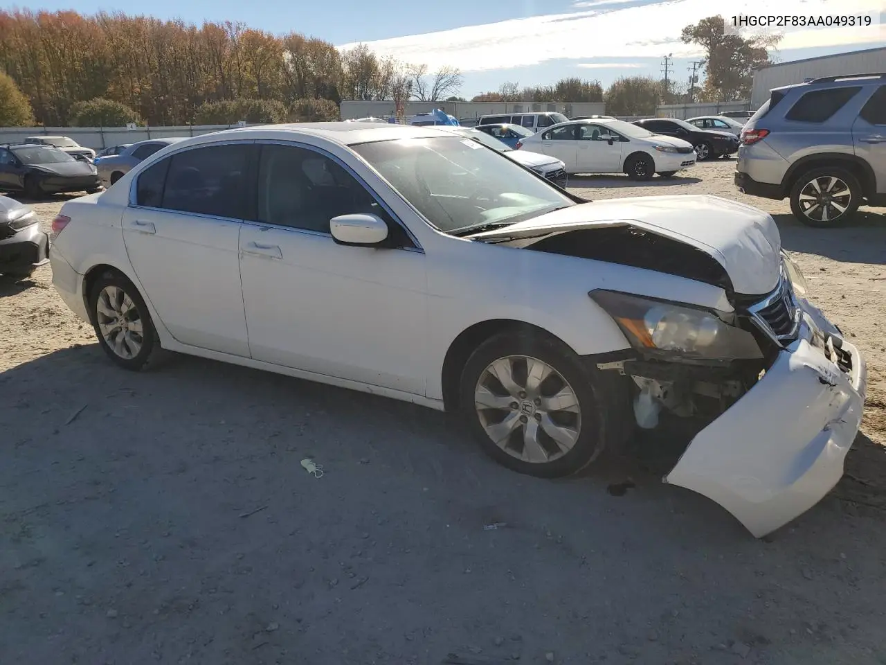1HGCP2F83AA049319 2010 Honda Accord Exl
