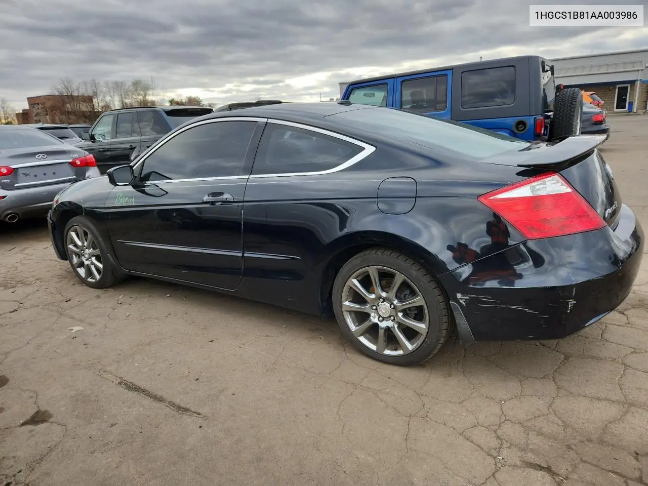 1HGCS1B81AA003986 2010 Honda Accord Exl