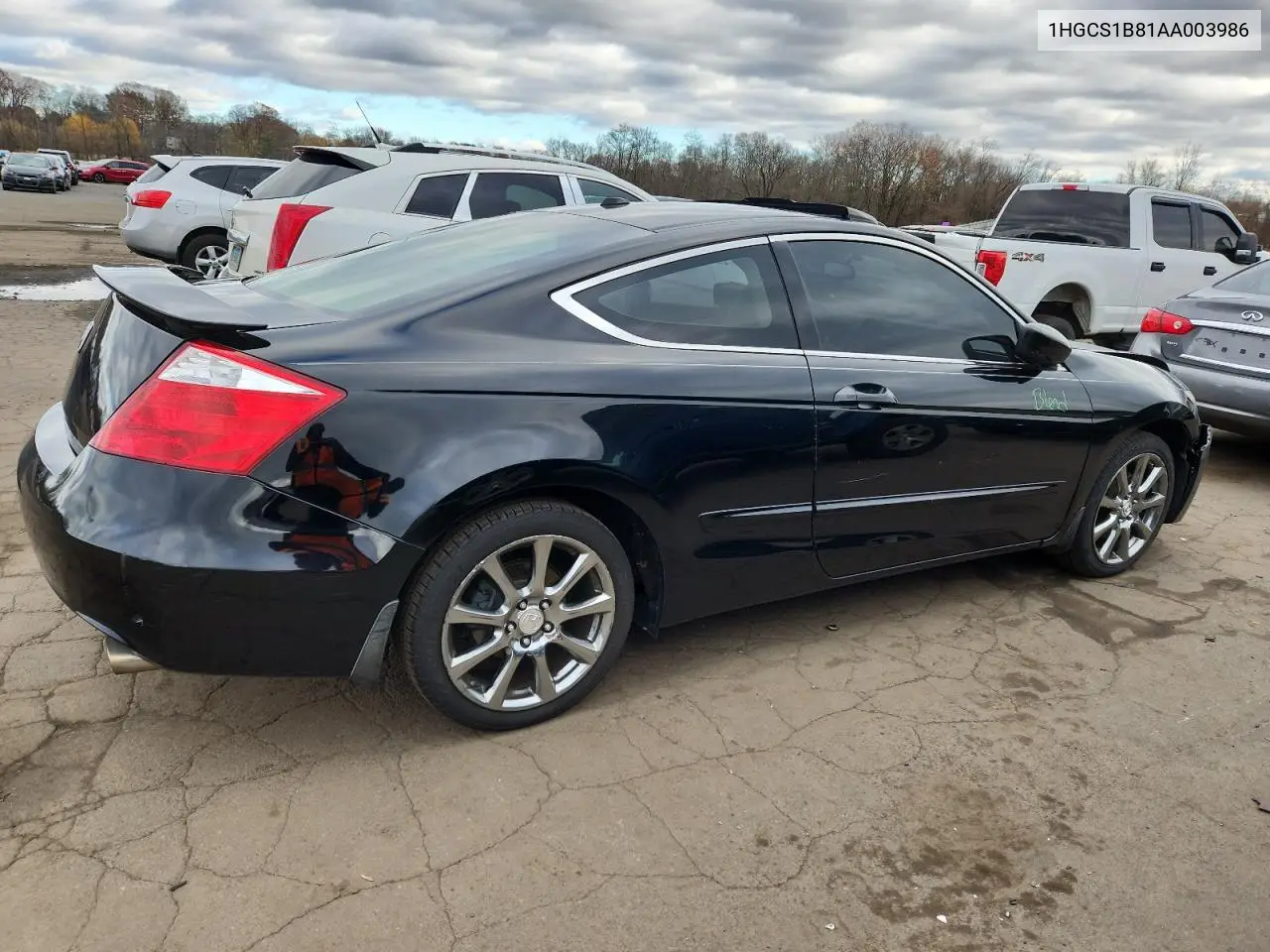 1HGCS1B81AA003986 2010 Honda Accord Exl