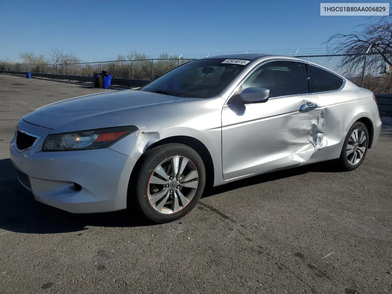 1HGCS1B80AA006829 2010 Honda Accord Exl