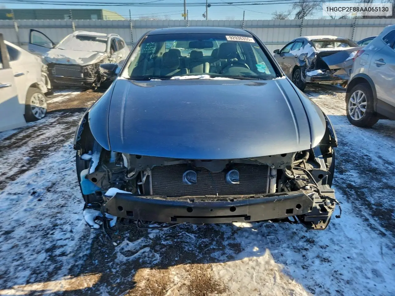 1HGCP2F88AA065130 2010 Honda Accord Exl