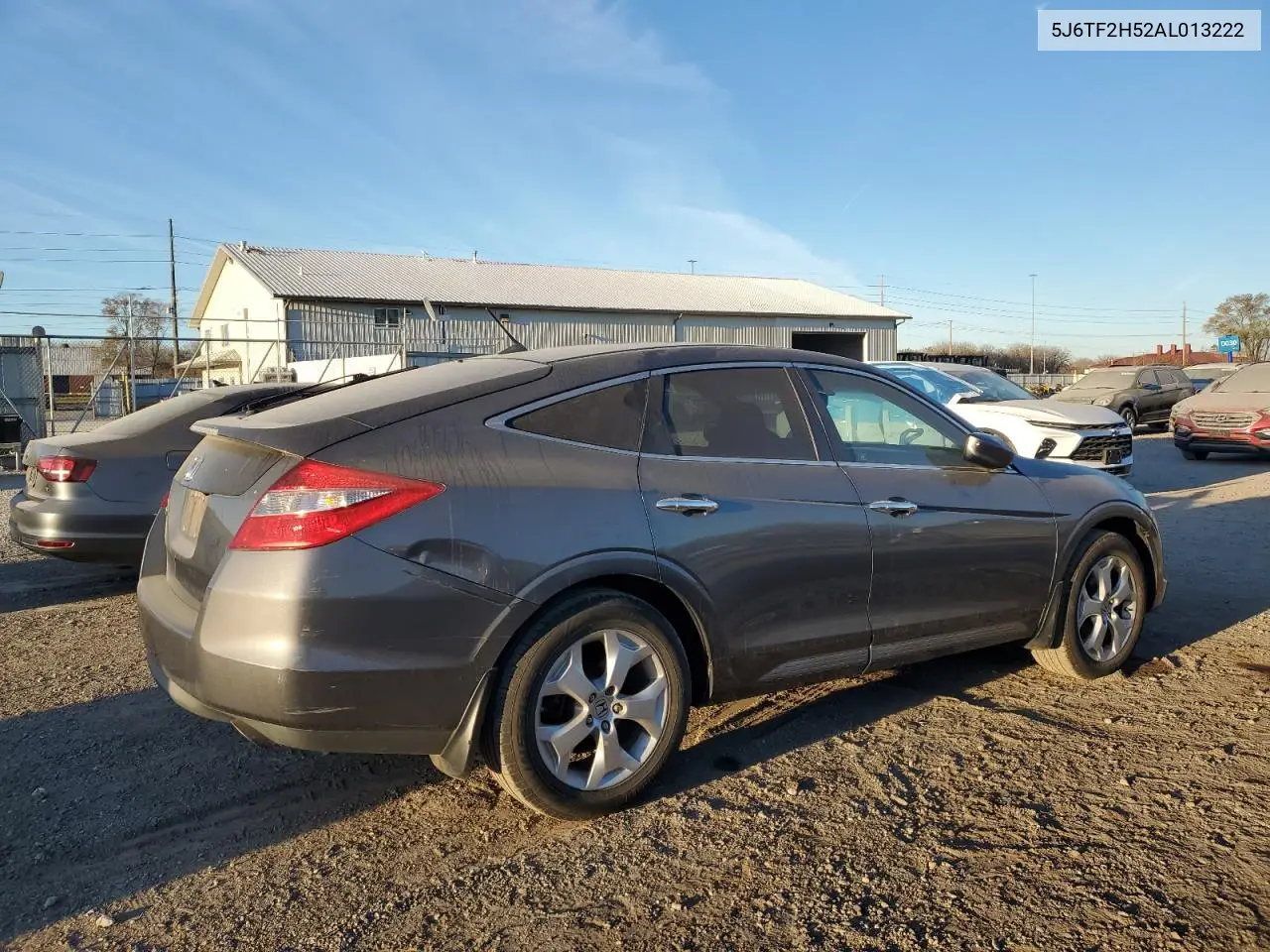 5J6TF2H52AL013222 2010 Honda Accord Crosstour Exl