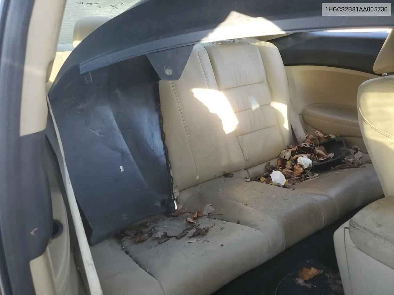 1HGCS2B81AA005730 2010 Honda Accord Exl