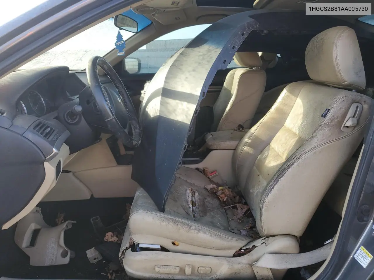 1HGCS2B81AA005730 2010 Honda Accord Exl