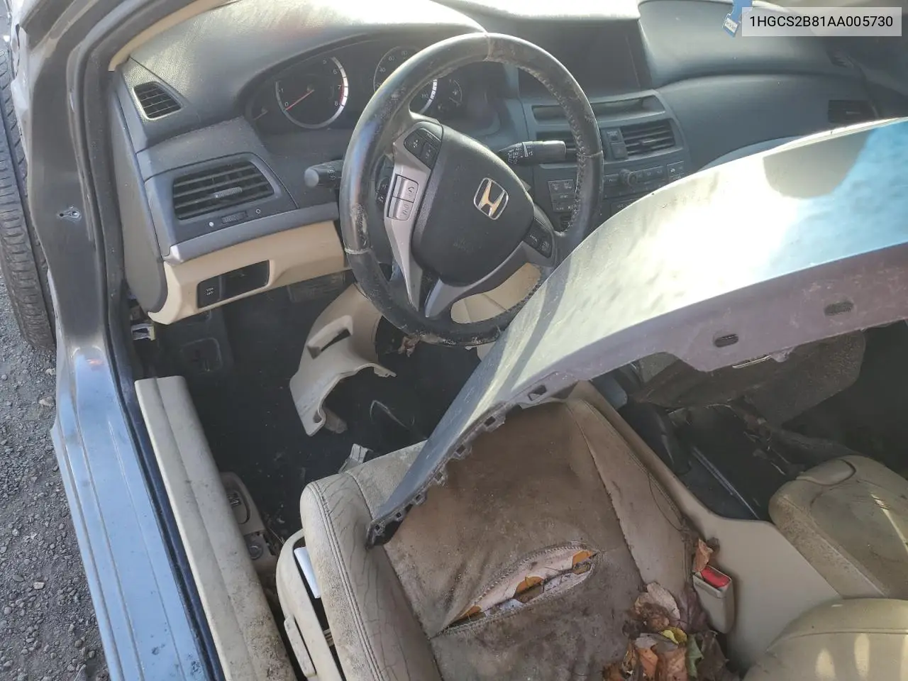 1HGCS2B81AA005730 2010 Honda Accord Exl