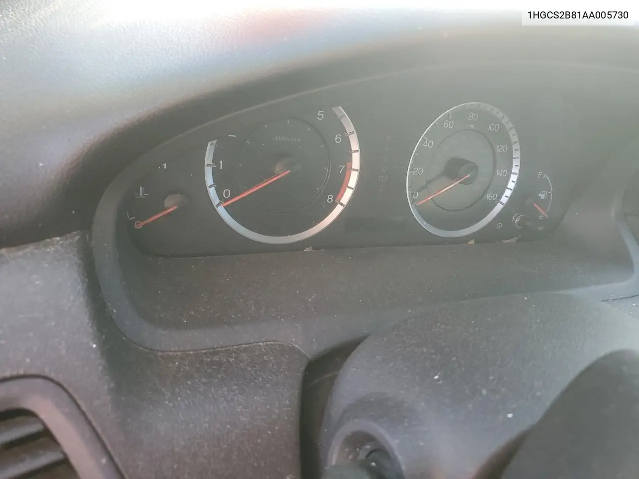 1HGCS2B81AA005730 2010 Honda Accord Exl