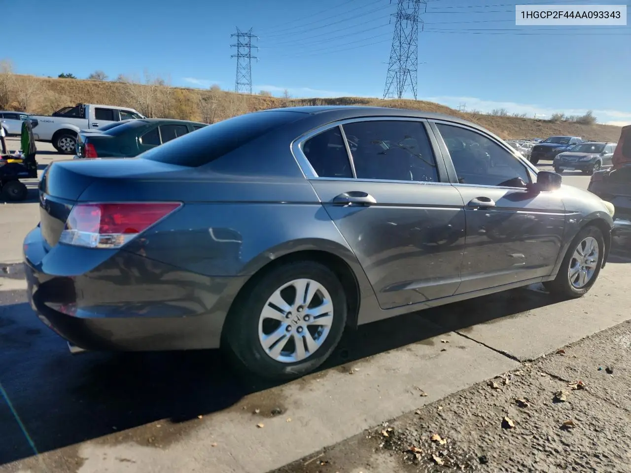 1HGCP2F44AA093343 2010 Honda Accord Lxp