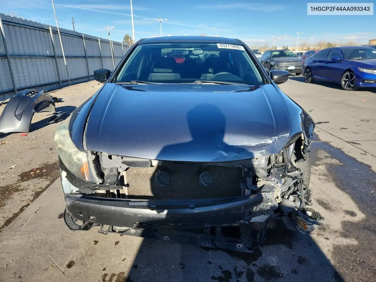 1HGCP2F44AA093343 2010 Honda Accord Lxp