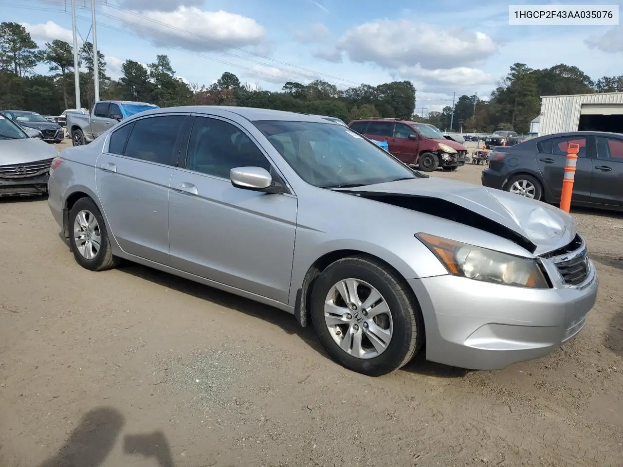 1HGCP2F43AA035076 2010 Honda Accord Lxp