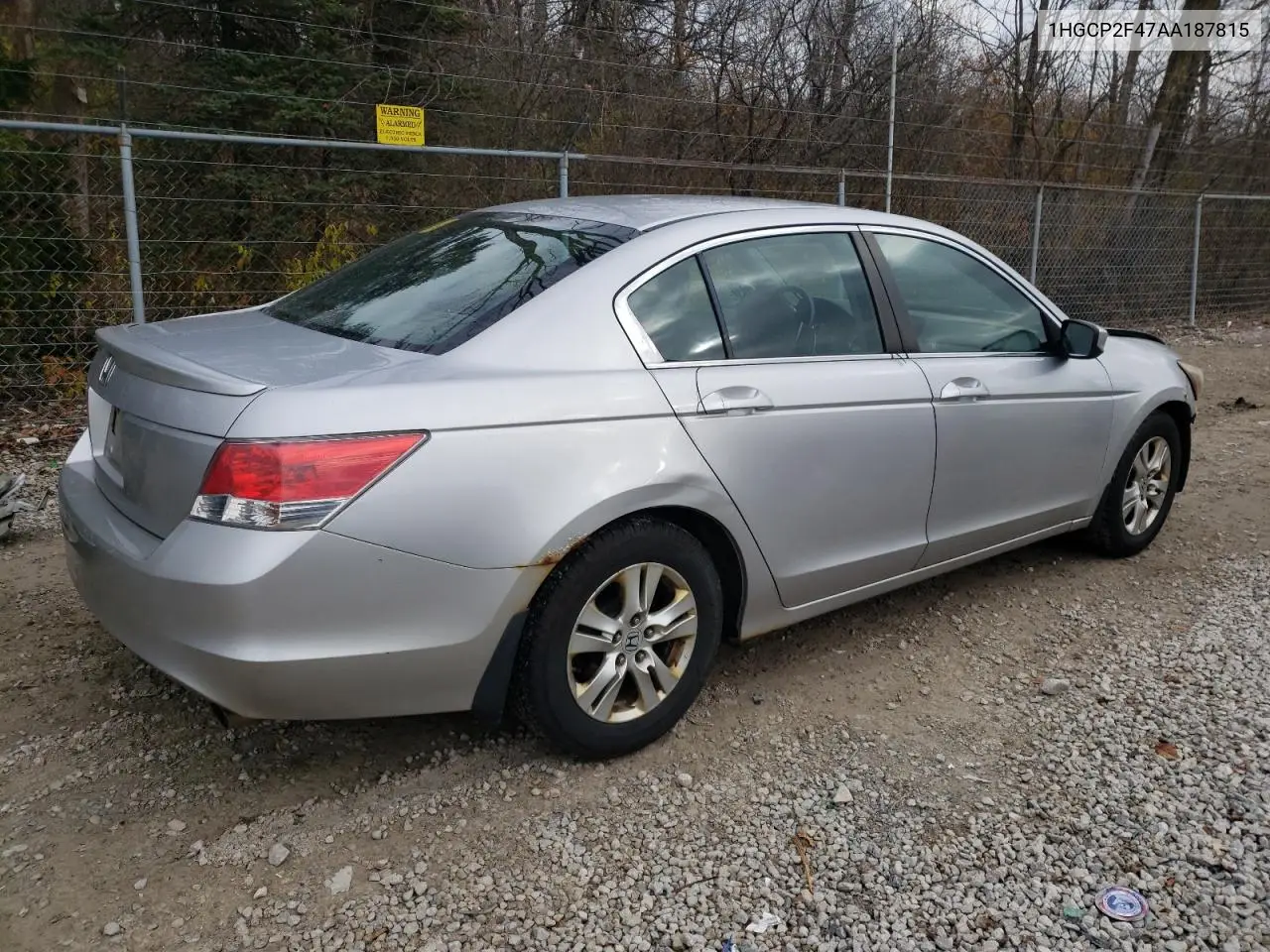 1HGCP2F47AA187815 2010 Honda Accord Lxp