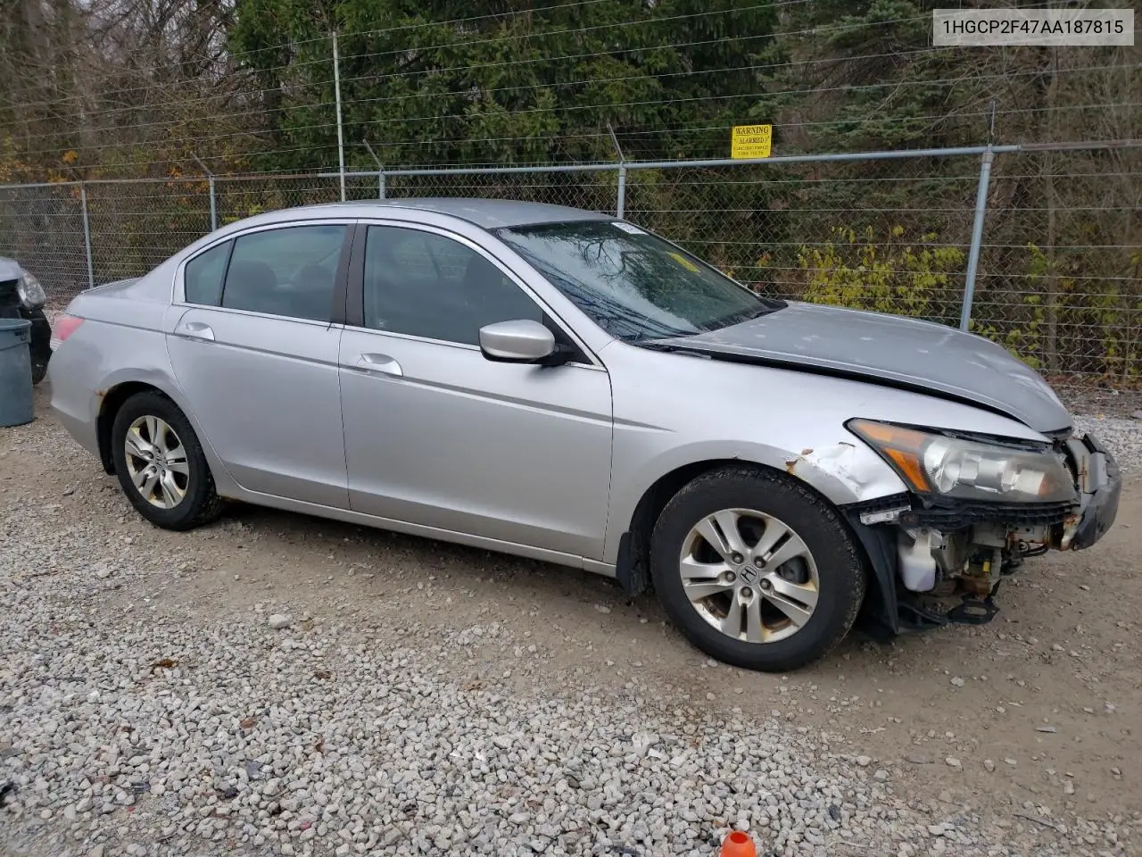 1HGCP2F47AA187815 2010 Honda Accord Lxp