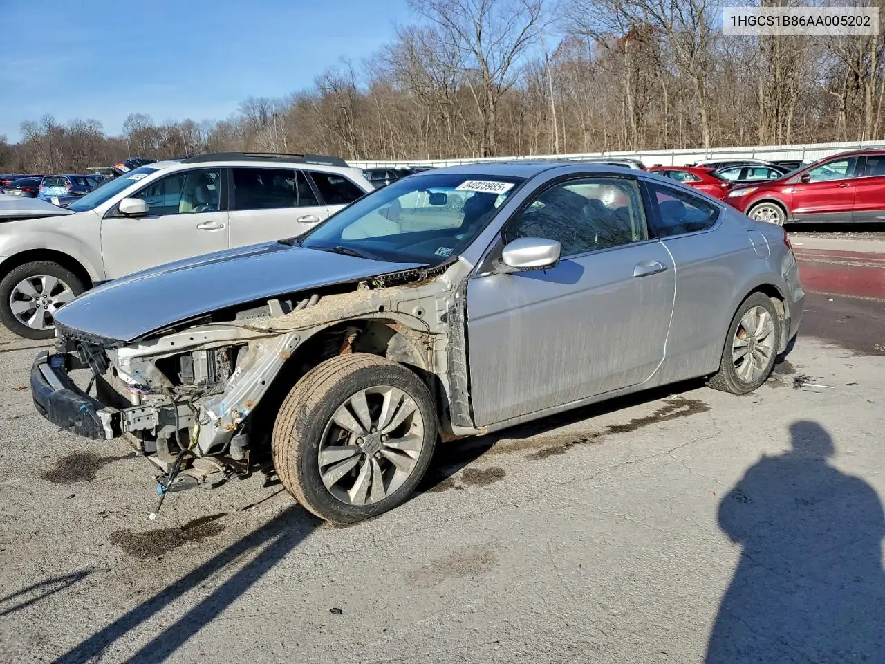 1HGCS1B86AA005202 2010 Honda Accord Exl