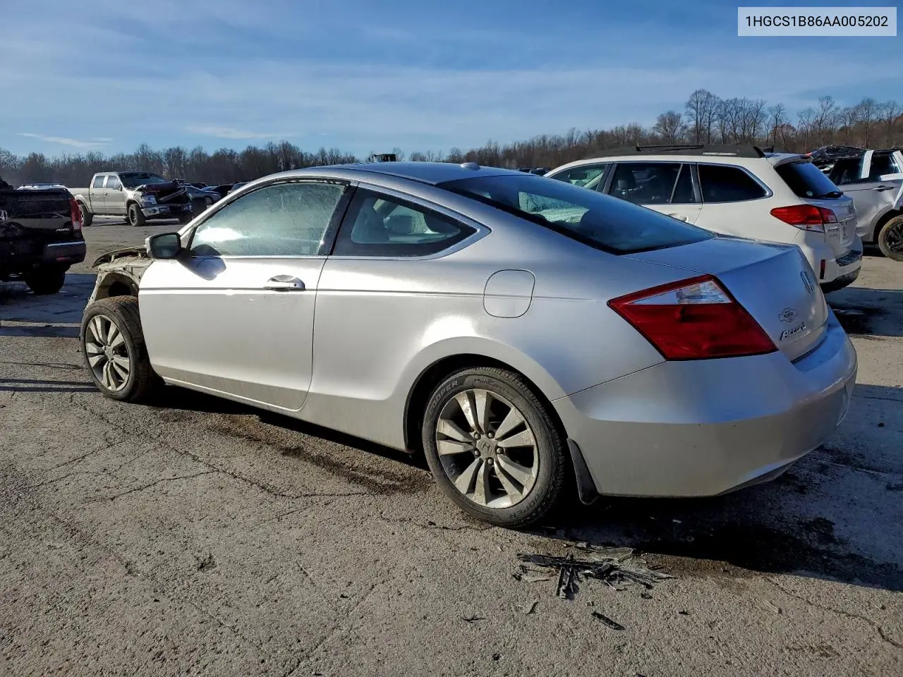 1HGCS1B86AA005202 2010 Honda Accord Exl