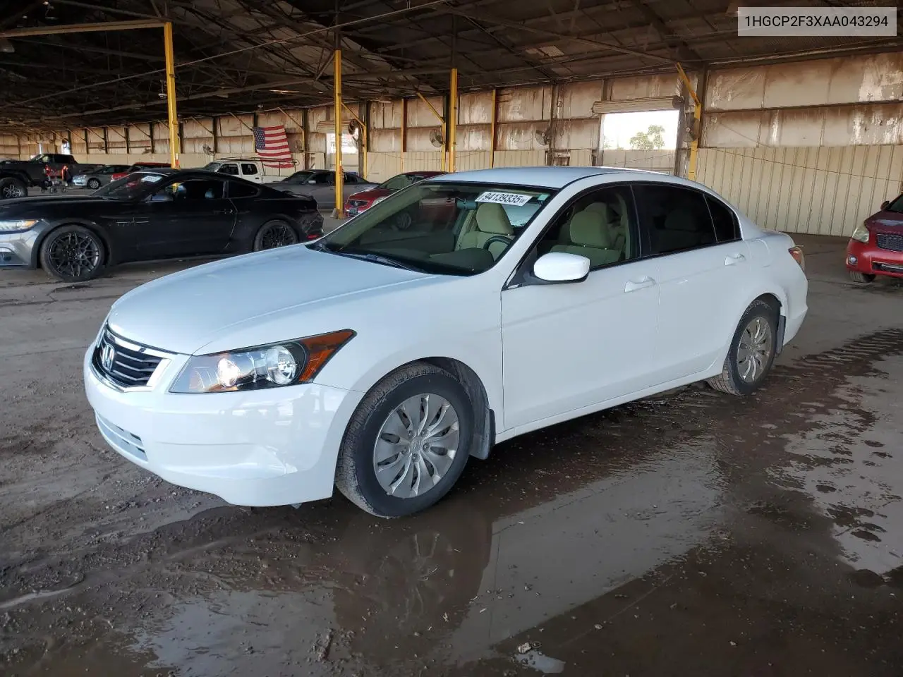 1HGCP2F3XAA043294 2010 Honda Accord Lx