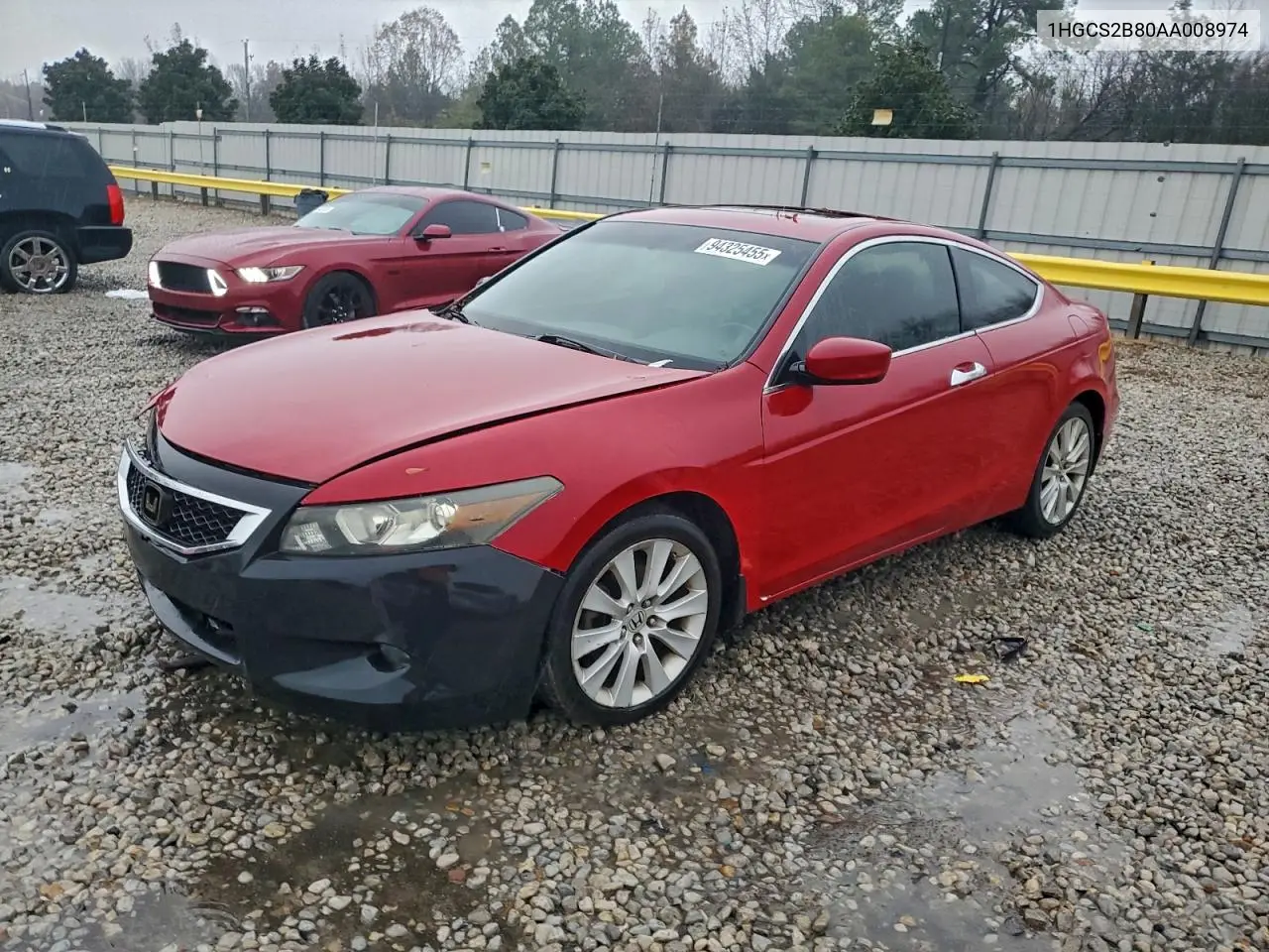 1HGCS2B80AA008974 2010 Honda Accord Exl
