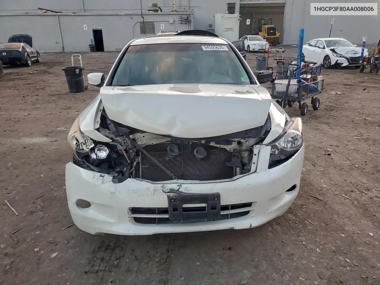1HGCP3F80AA008006 2010 Honda Accord Exl
