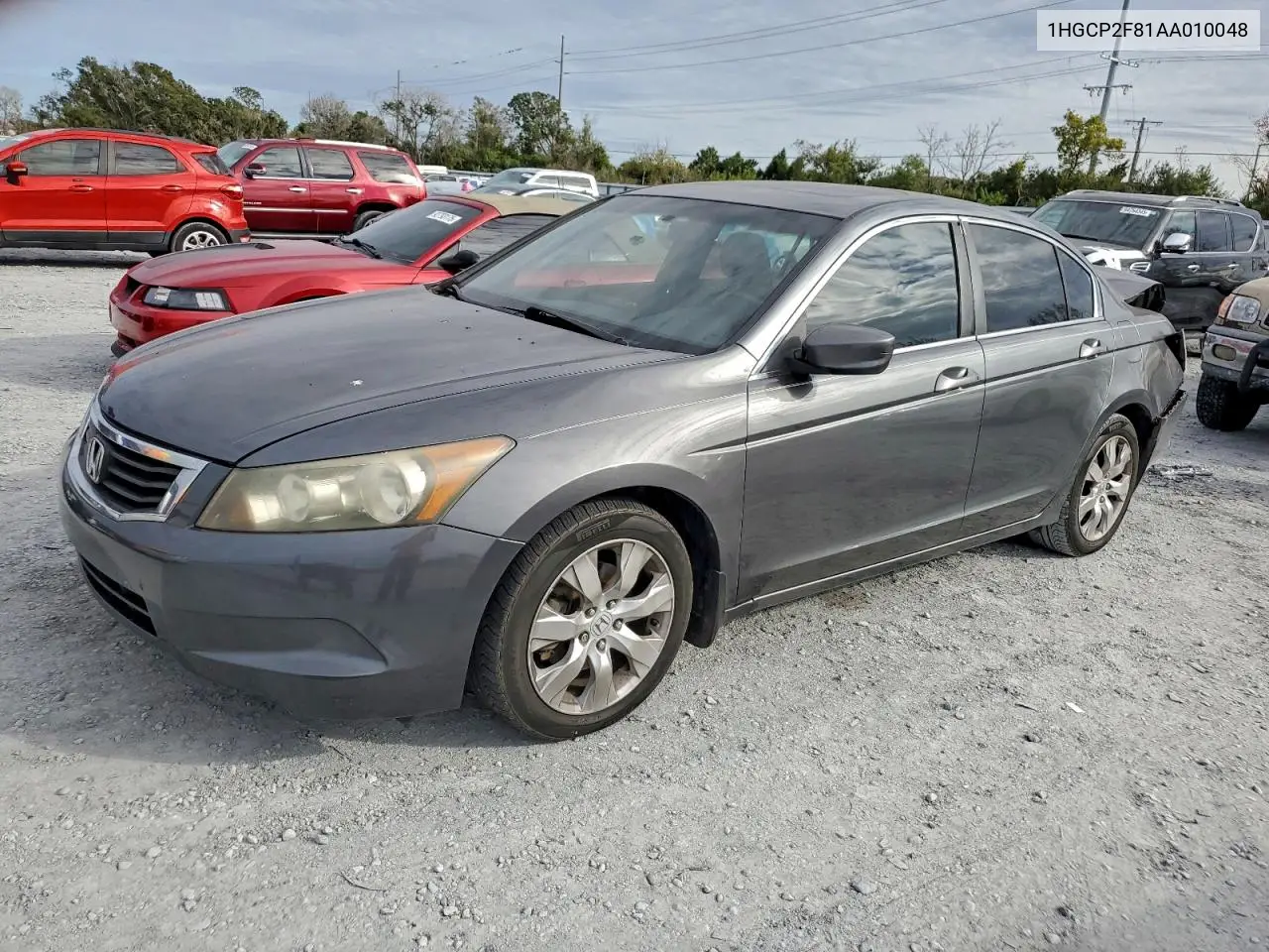 1HGCP2F81AA010048 2010 Honda Accord Exl