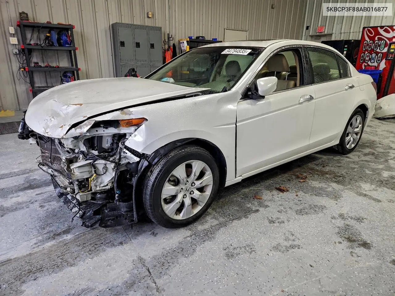 5KBCP3F88AB016877 2010 Honda Accord Exl
