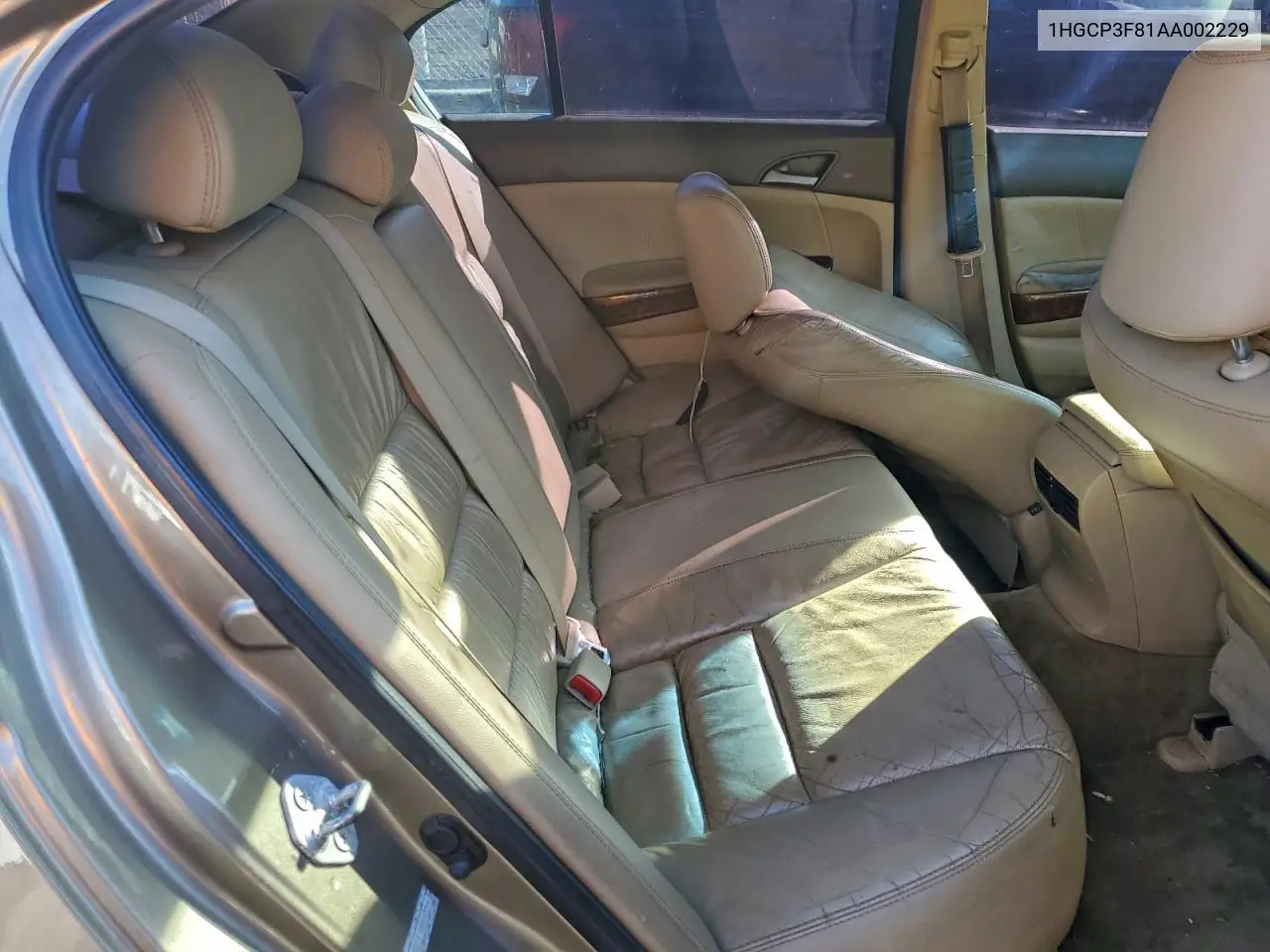 1HGCP3F81AA002229 2010 Honda Accord Exl