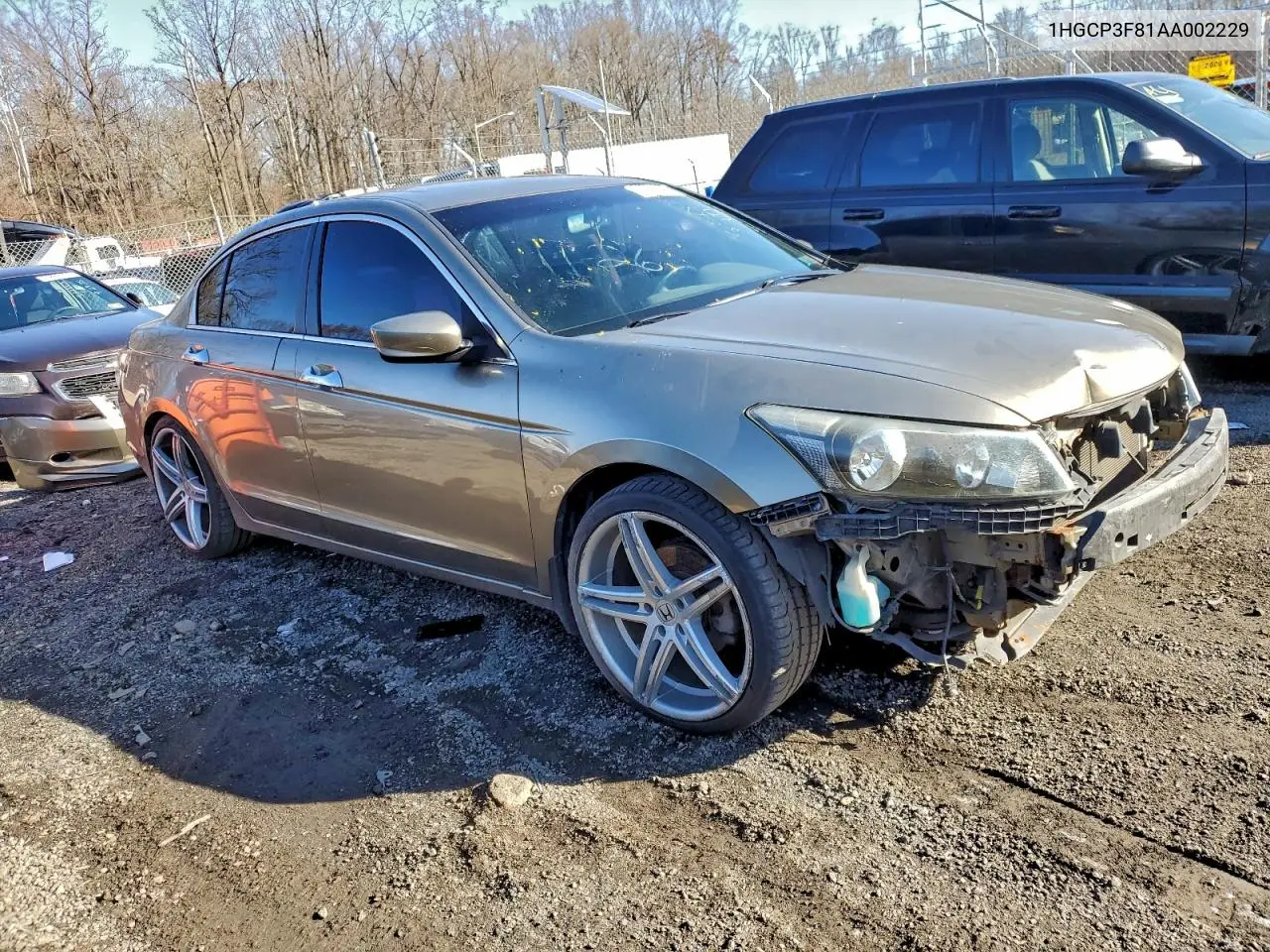 1HGCP3F81AA002229 2010 Honda Accord Exl