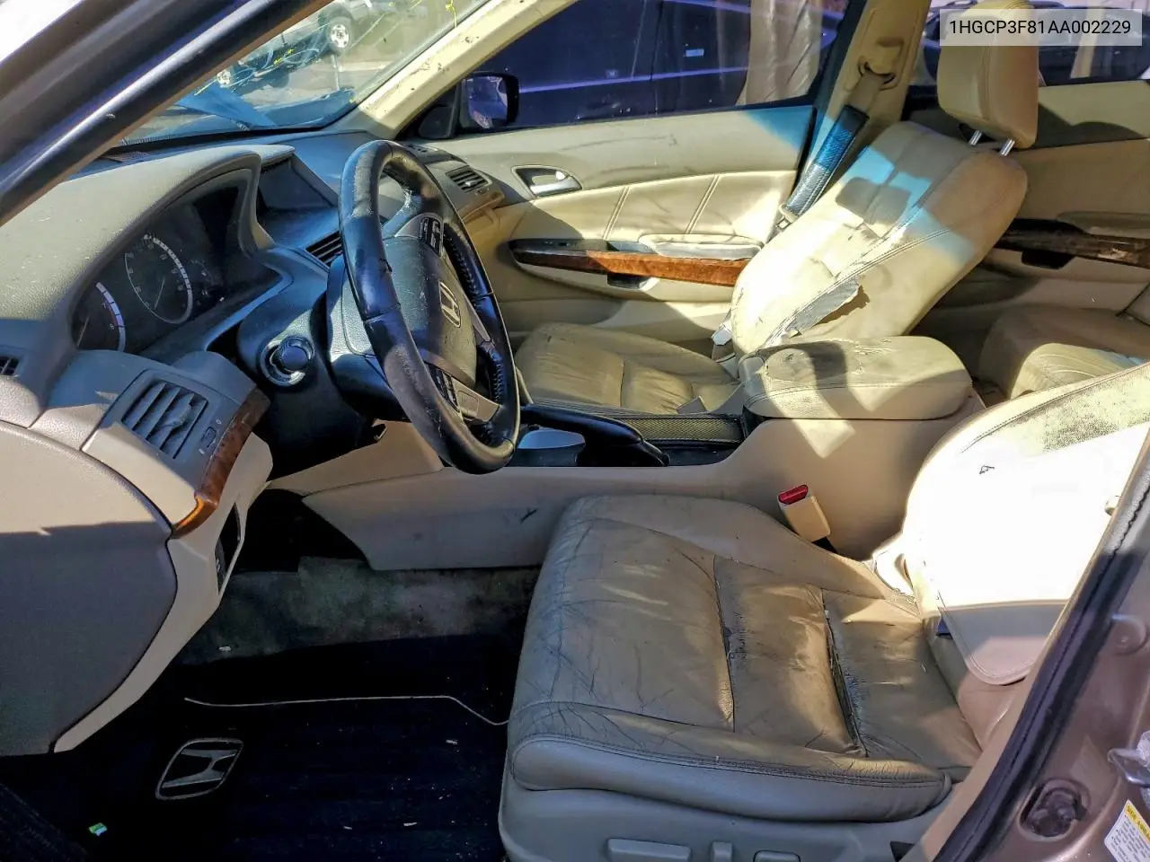 1HGCP3F81AA002229 2010 Honda Accord Exl